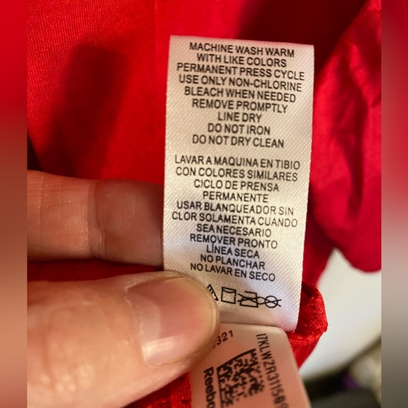 NWT Men’s Red Reebok Textured Active Tee Size XXL - Picture 12 of 15